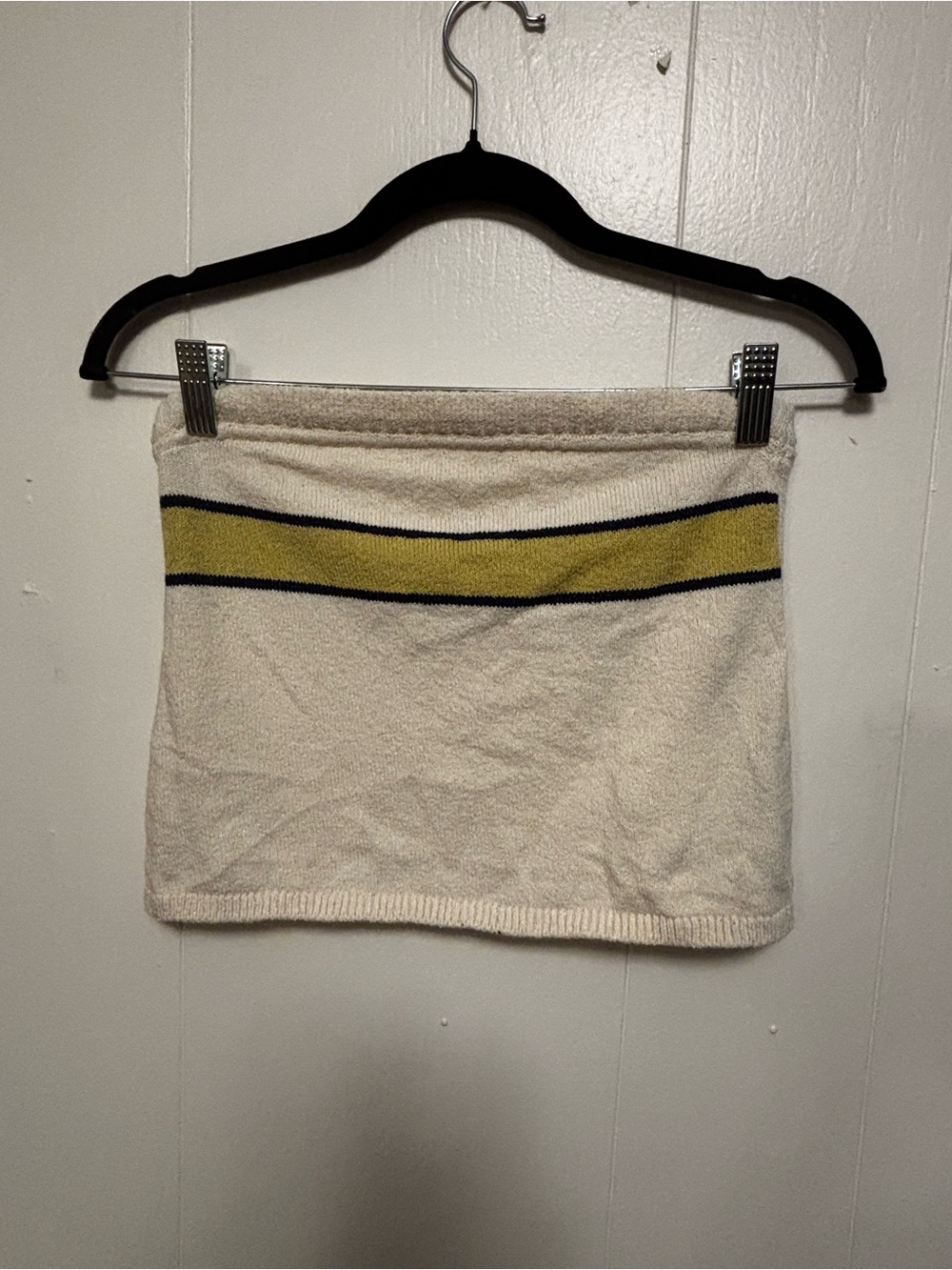 NWT Free People Beach Borderline Striped Knit Tube Top Size M